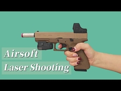Airsoft Glock Pistool Mondingsvibratie Lasertrainer Cartridge Laserschiet Simulatie