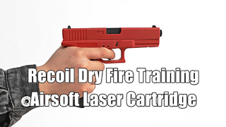 Recoil Dry Fire Training Trillingssnuitlasercartridge voor Airsoft-pistool