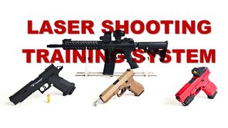 Laserschiettrainingssysteem voor droogvuur- en airsofttraining | Lasercartridge, doel en simulator