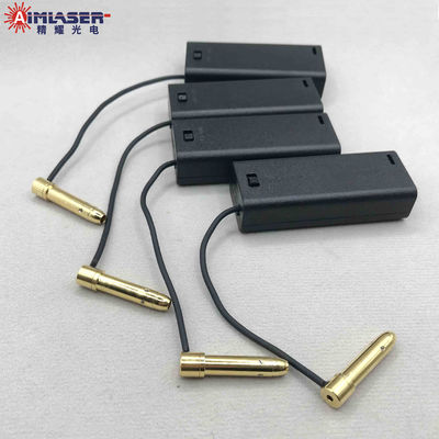 22 LR Laser Bore Sighter Gold Plated Laser Alignment Tool High Accuracy Calibrator With External Battery Box