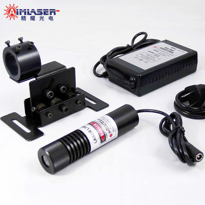 635nm 20mW Red Line Laser Projector Generator with Mount and Power Adapter for Industrial Alignment Positioning
