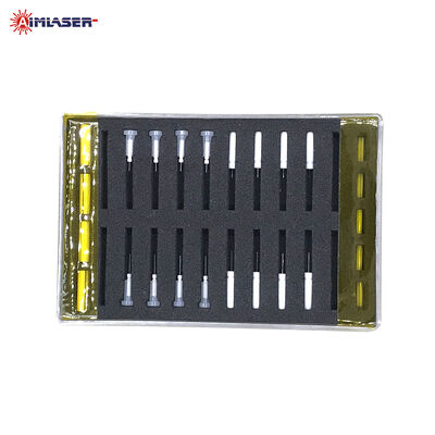 Optical Fiber Ceramic Ferrule Ø2.5mm 10.5mm Long 200μm Core Size with Flange and Fiber Jumper Patch Cable