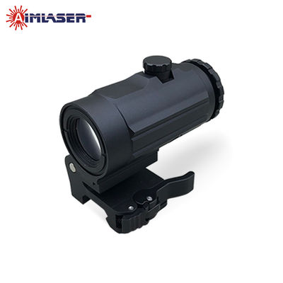AM-M4 Tactische 3X Vergroter met Quick-Release Flip-to-Side Mount voor Red Dot en Holografische Vizieren
