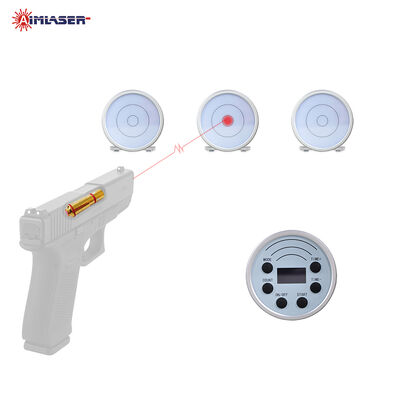 Interactief multi-laser droog brandtrainingsdoelsysteem met controller voor reactiesnelheid en nauwkeurigheid