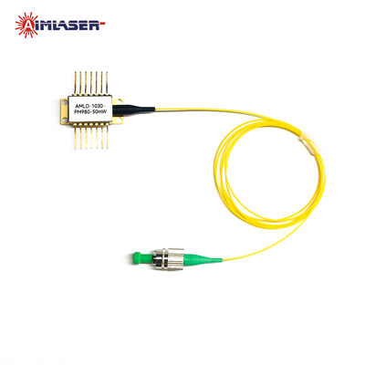 1310nm 1550nm DFB Butterfly Package Vezelgekoppelde Laserdiodemodule met TEC en Optische Isolator (Optionele Driver)