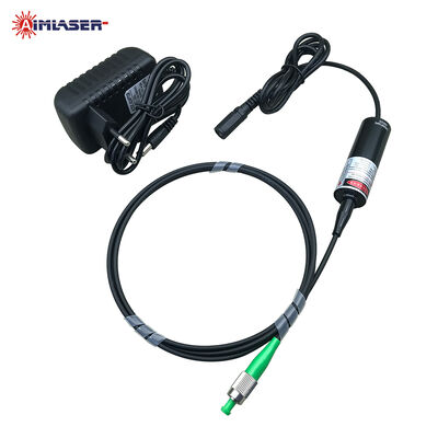 638nm 30mW Single-Mode Fiber-Gekoppelde Laser Diode Module met 4µm Fiber Kern, FC/PC Connector, Driver en Voeding